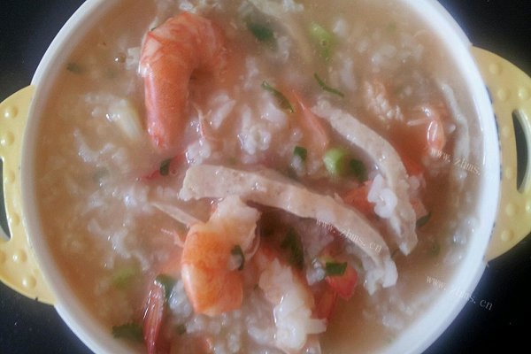 家常鲜虾粥