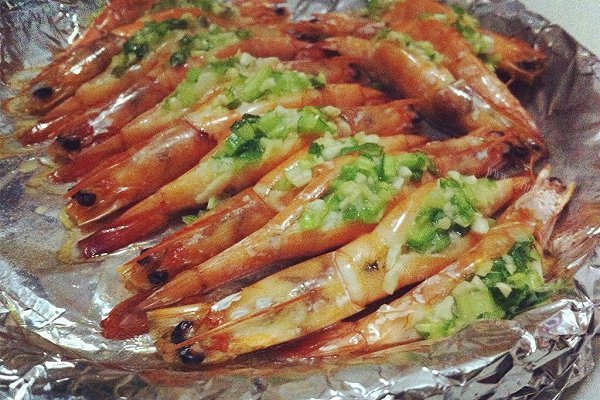 蒜蓉烤虾