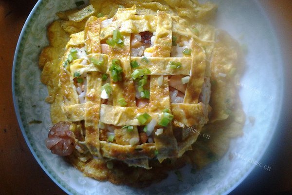 自制葵花蛋炒饭