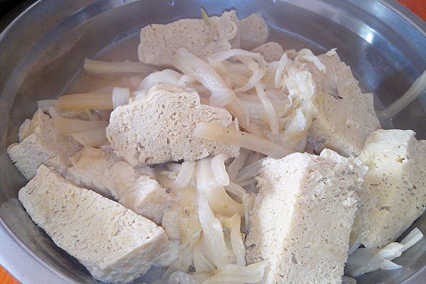 白菜炖冻豆腐