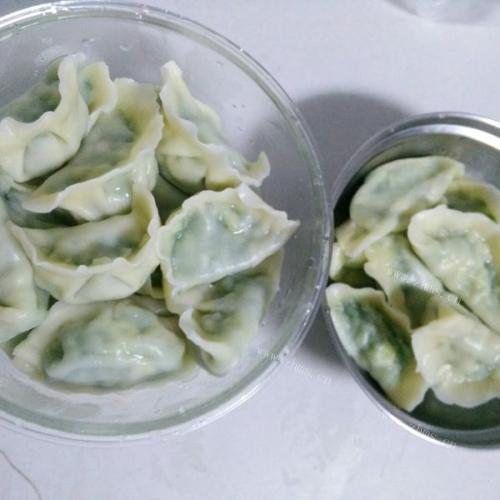 自制韭菜鸡蛋饺子