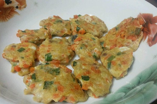 美味家常菜-鸡蛋煎鱼饼