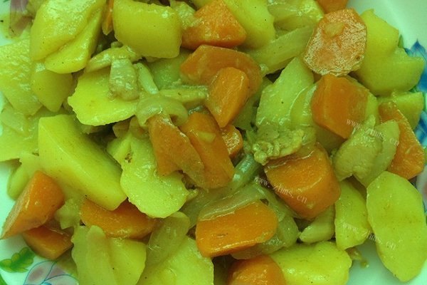自制咖喱饭（两人份）