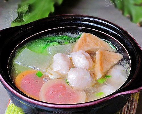 砂锅炖鱼丸