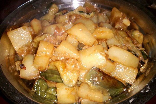 美味土豆焖茄子