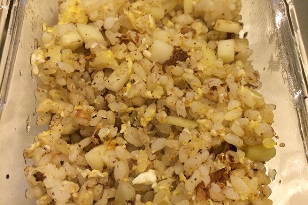 自制小清新青芒蛋炒饭