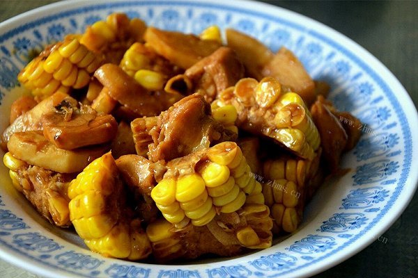 家常春笋鸡腿