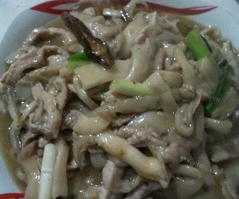 家常泡椒平菇肉片
