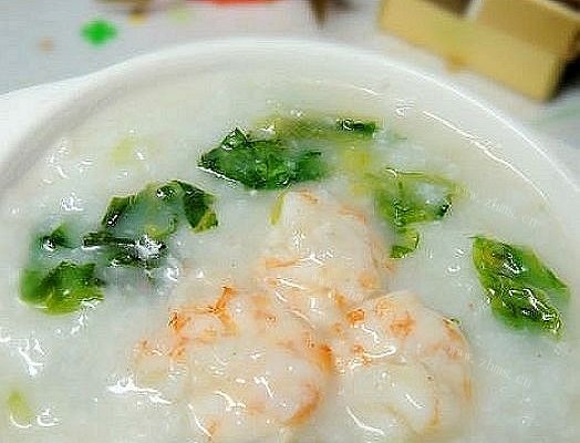 自制鲜虾生滚粥