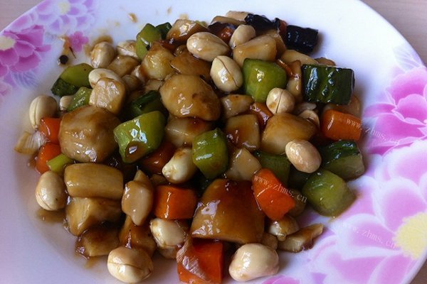 健康少油版宫保杏鲍菇