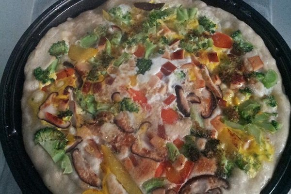 简单早餐-电饼铛披萨