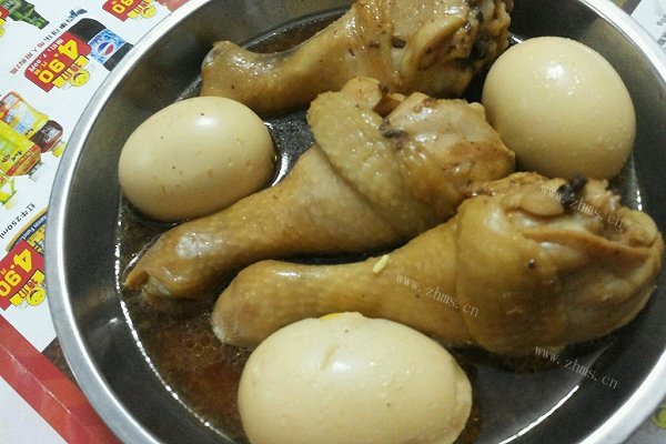 卤鸡腿及鸡蛋