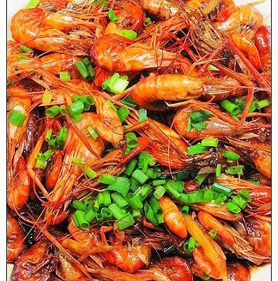 家常葱爆河虾