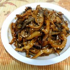 蘑菇的另类吃法-素版京酱肉丝