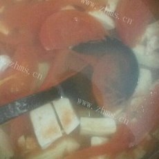 自制西红柿豆腐汤