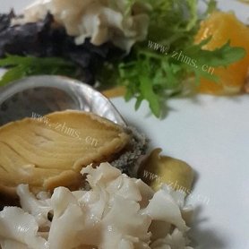 自制荷鲜菇鲜鲍鱼沙拉
