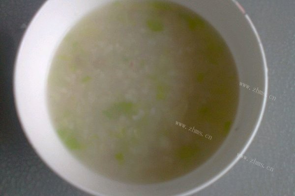 蔬菜瘦肉粥