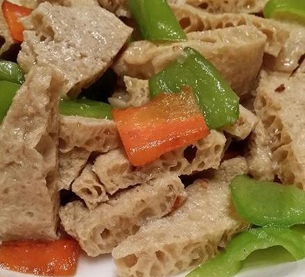 尖椒脆豆腐