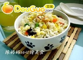 简单的什锦蛋炒饭
