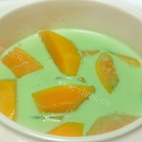 抹茶奶炖木瓜（电炖锅）