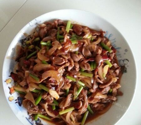 家常爆炒鸡胗