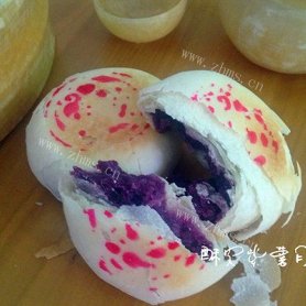 酥皮紫薯月饼