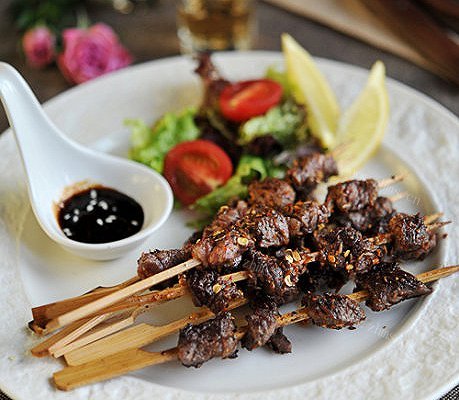 煎烤麻辣孜然澳洲牛肉串