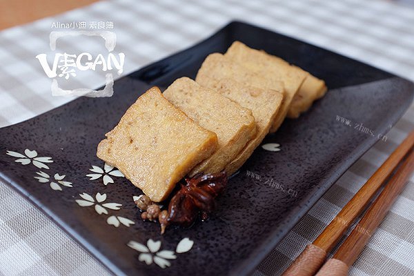 五香卤豆腐