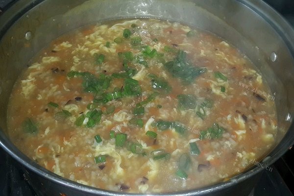 家常肉末南瓜粥