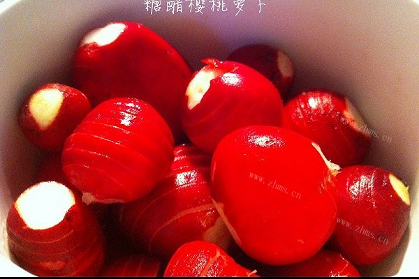 糖醋樱桃萝卜