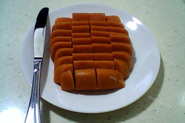 自制下午茶小点-南瓜糕