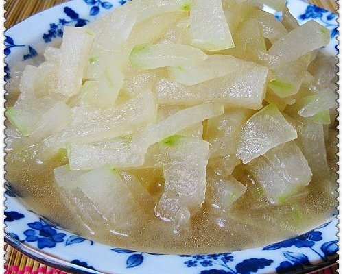 素烧冬瓜丝