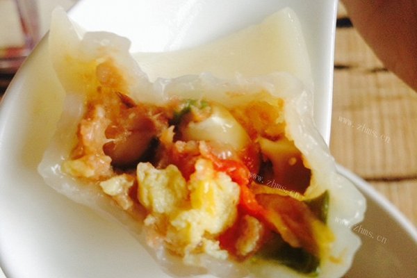 番茄玉米鲜虾饺