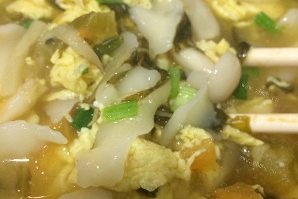 美味雪菜笋丝面疙瘩