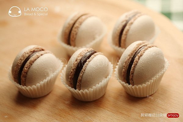 MACARON的初体验-可可巧克力马卡龙