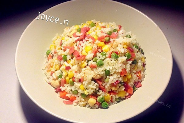 五彩炒饭