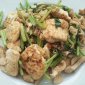 芹菜鸡腿菇煎豆腐