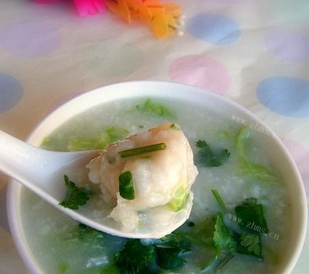 家常生菜鱼丸粥
