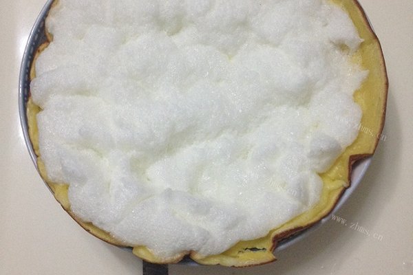 自制雪山蛋糕