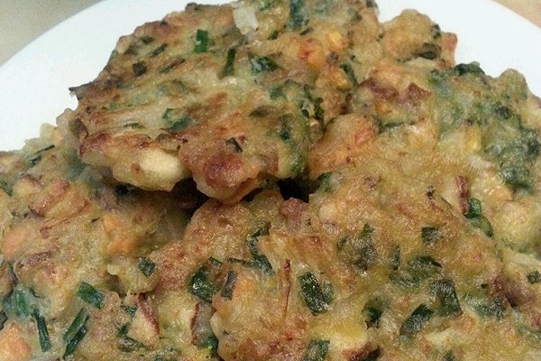 自制韩国泡菜饼