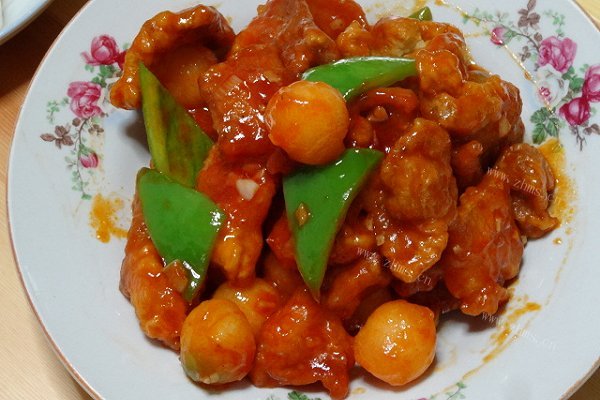 蜜瓜咕噜肉