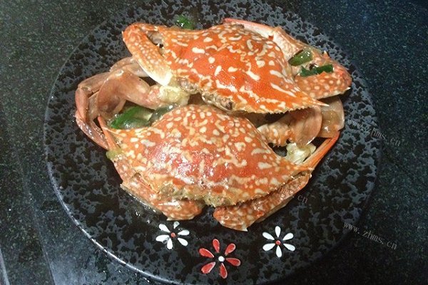 创意姜葱炒花蟹