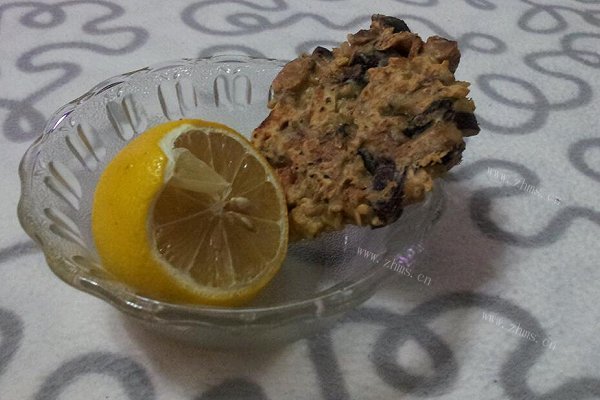 香菇海米燕麦饼