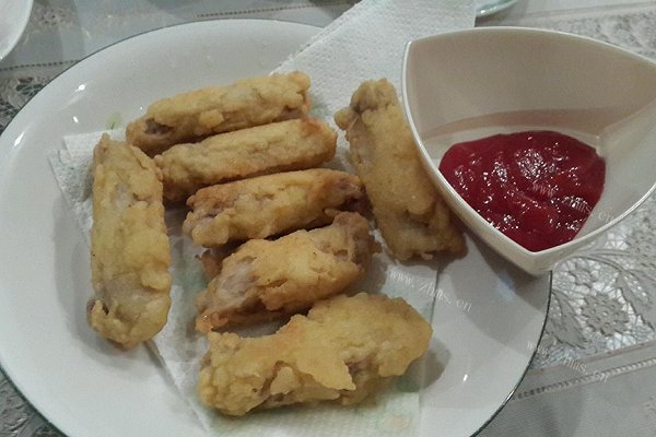 自制酥香玉米炸鸡翅