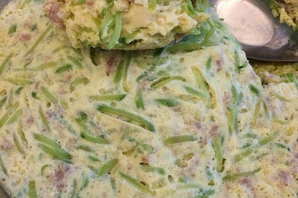 小黄瓜猪肉蒸蛋