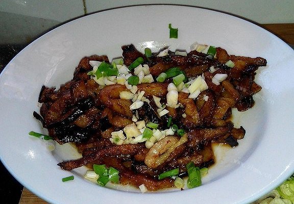 自创酱烧茄子