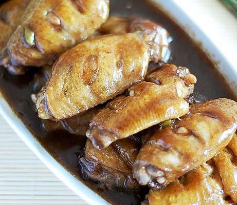 家常红酒鸡翅