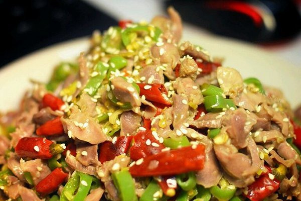 自制双椒小脆（双椒鸡胗）