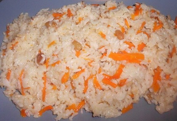 家常素抓饭-牛肉饺子一锅出