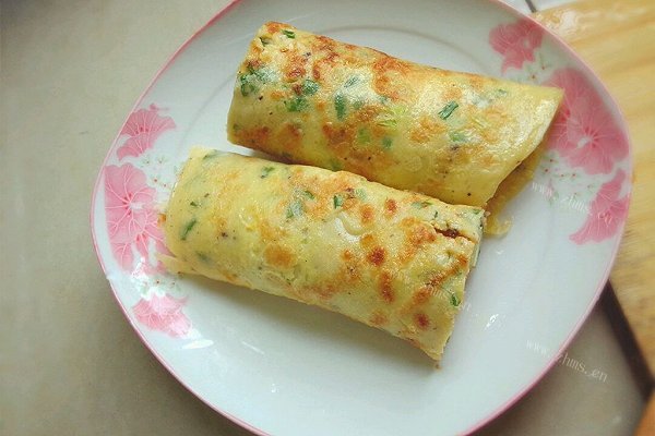 简易版鸡蛋卷饼